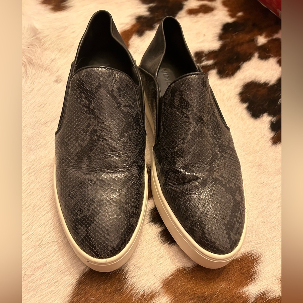 Vince snakeskin sneakers